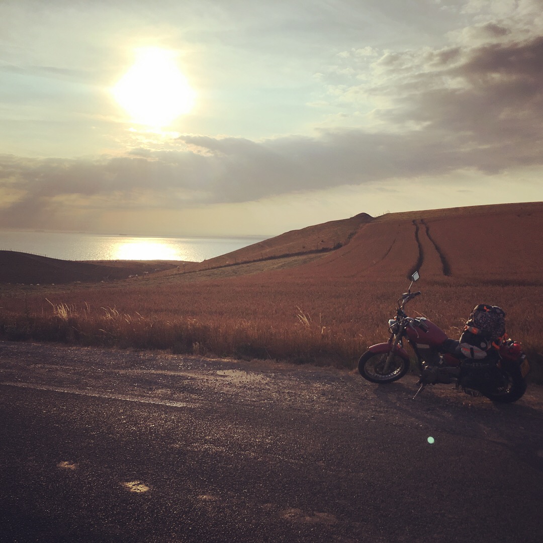 uitzicht motorvakantie