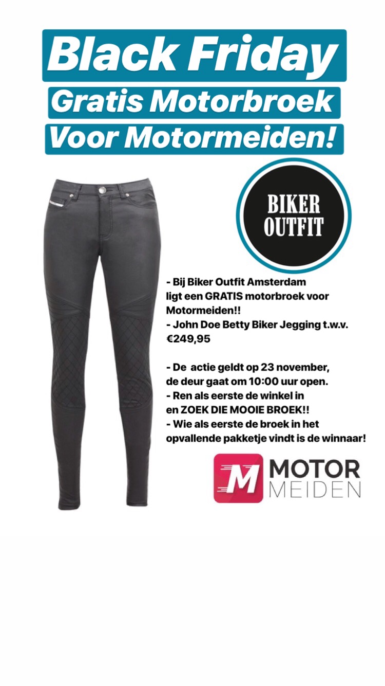 Black Friday Motormeiden Bikeroutfit