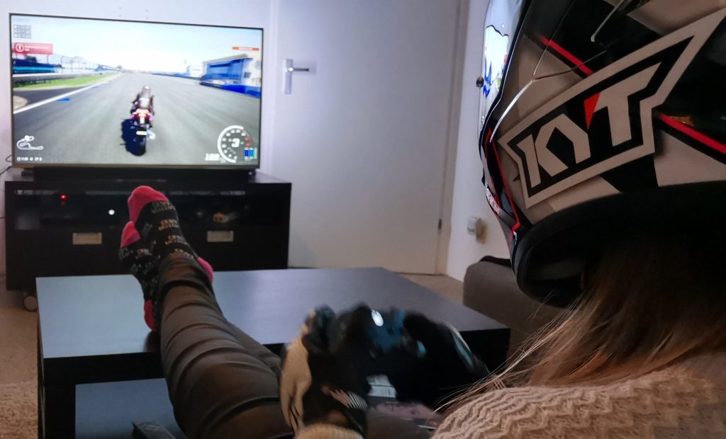 RIDE 4 aan het spelen