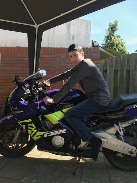 Anouk haar zoon