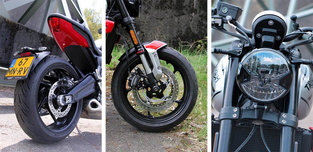 Details van de Triumph Trident