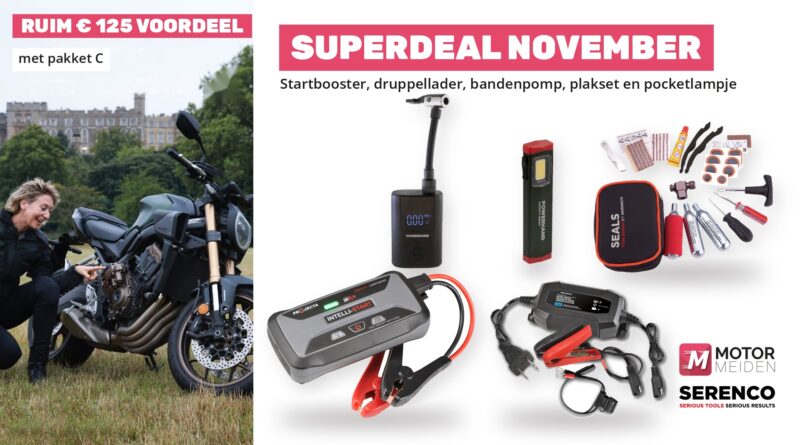 Lege accu? Niet met deze Motormeiden-deal